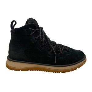 UGG Women’s Black Suede Shearling Lined Lakesider Heritage Hiking Boots Size 6.5